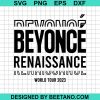 Beyonce Renaissance Tour 2023 Svg