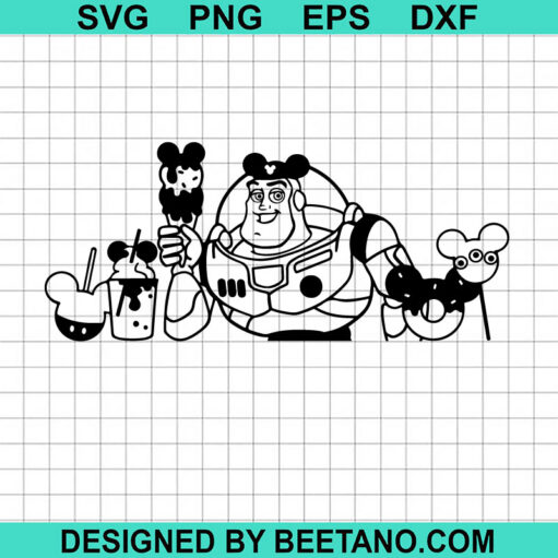 Buzz Lightyear Snacks Svg