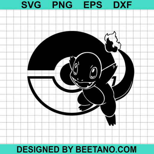 Charmander With Pokemon Ball Svg