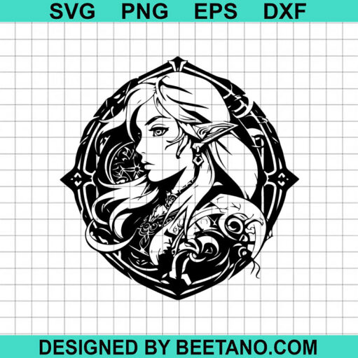 Elf Princess SVG