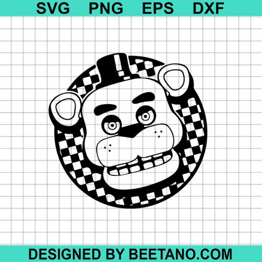 Freddy Fazbear Fnaf Svg