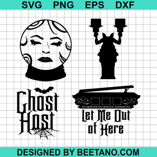 Ghost Host Haunted Mansion Svg