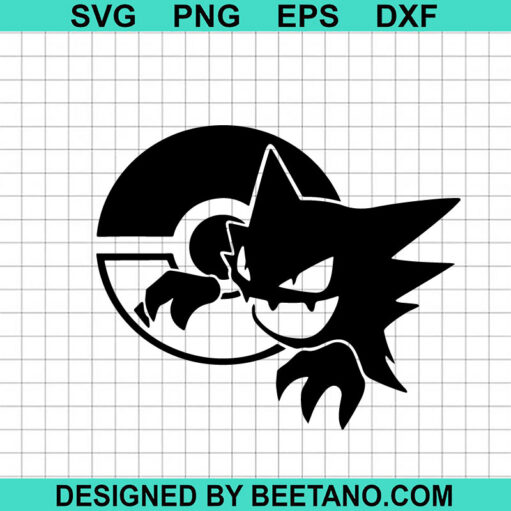Haunter With Pokemon Ball Svg