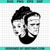 Horror Frankenstein And Bride Svg