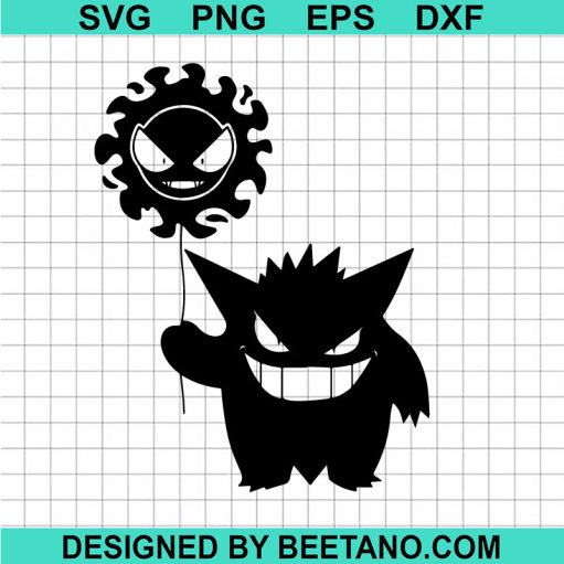 Halloween Pokemon Gengar SVG