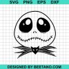 Baby Jack Skellington Face Svg