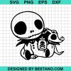 Baby Jack Skellington And Zero Dog Svg