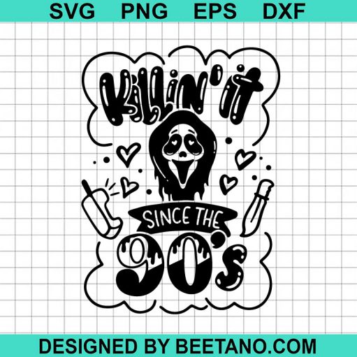 Halloween Killin It Since The 90s SVG