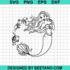 Black Ariel Little Mermaid Svg