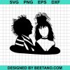 Beetlejuice And Lydia Characters Svg