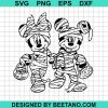 Halloween Mickey Minnie Mummy Costume Svg