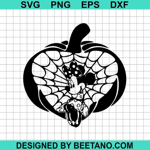 Halloween Minnie Pumpkin SVG