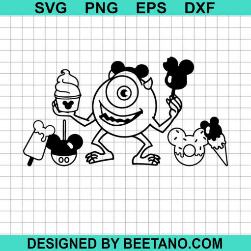 Monster Inc Snacks SVG