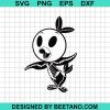 Halloween Skeleton Orange Bird Svg