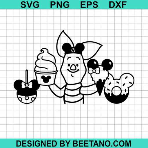 Piglet Snacks Svg