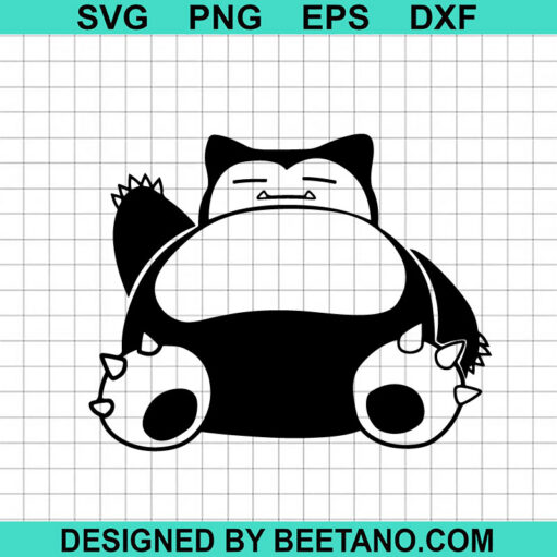 Snorlax Pokemon Svg