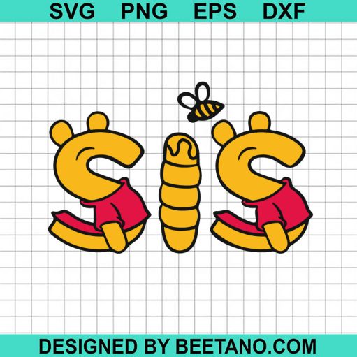 Winnie The Pooh Birthday SVG PNG