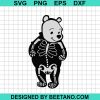 Winnie The Pooh Skeleton Halloween Svg