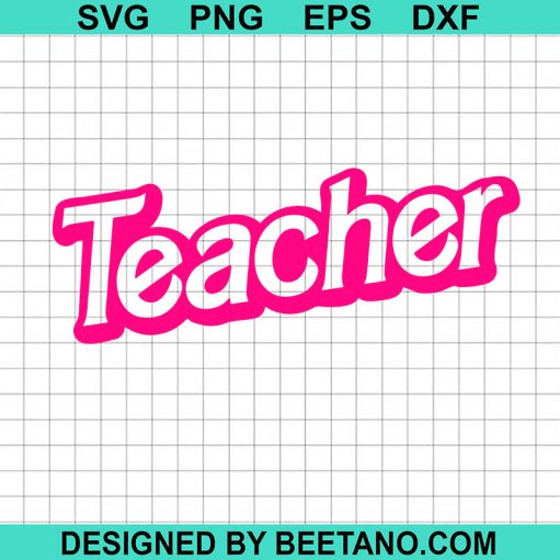 Barbie Teacher SVG