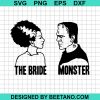 Monster Frankenstein And The Bride Svg