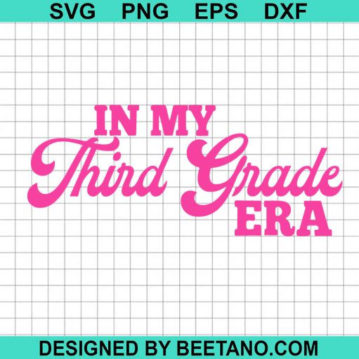 Barbie Back To School Third Grade SVG