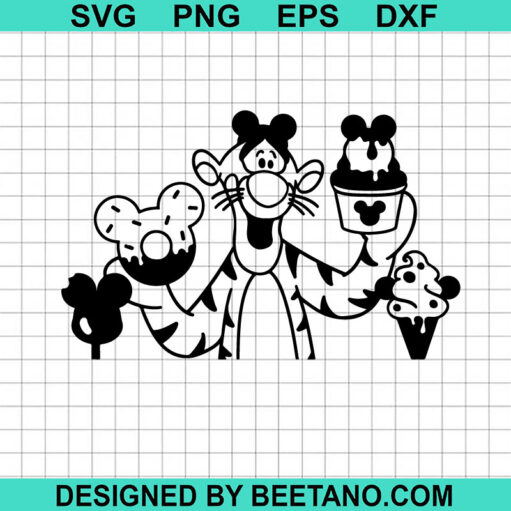 Winnie The Pooh Tigger Snacks SVG
