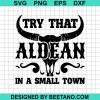 Jason Aldean Try That In A Small Town Svg