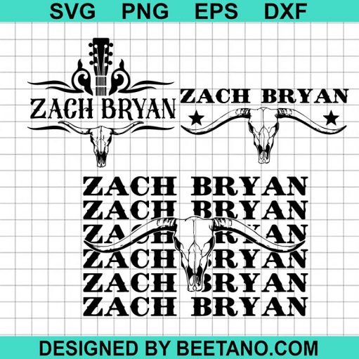Zach Bryan Country Music Svg