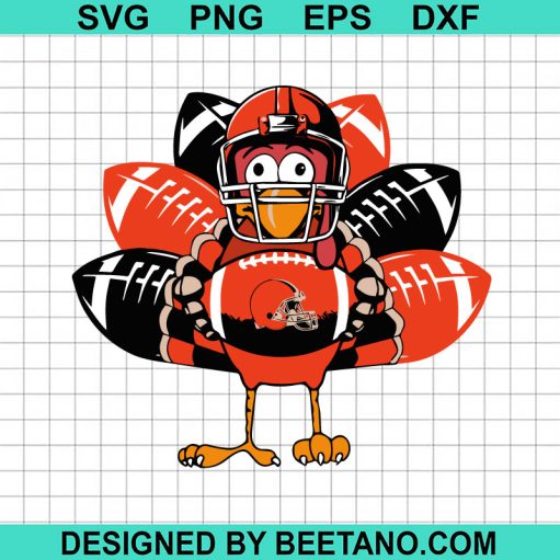 Cleveland Browns Turkey Thanksgiving SVG