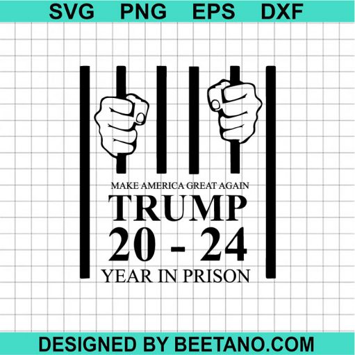 Trump 2024 Year In Prison Svg Png
