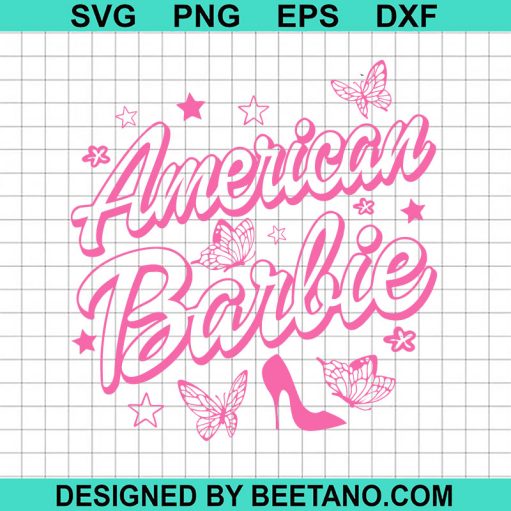 American Barbie SVG PNG
