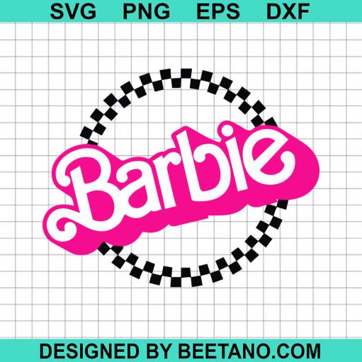 Barbie Checkered SVG