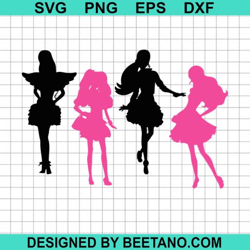 Barbie Doll Dancing Svg