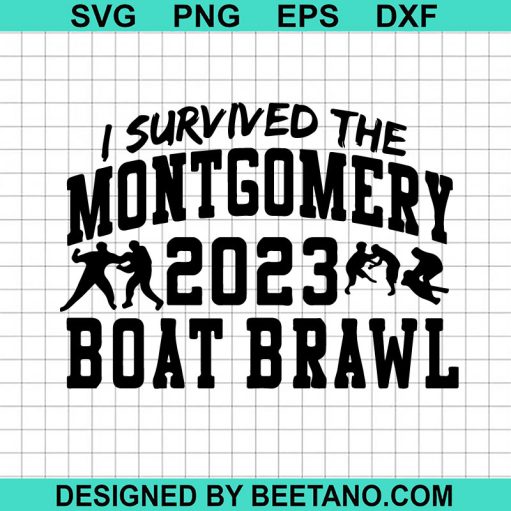 I Survived The Montgomery 2023 Boat Brawl SVG