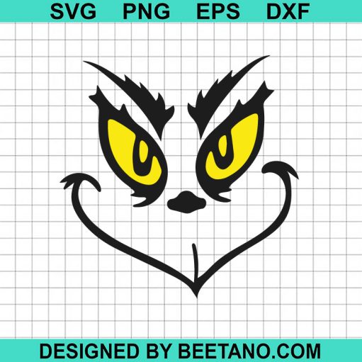 Grinch Face Svg Png