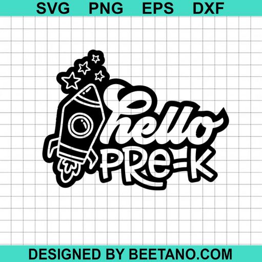Hello Pre K SVG PNG