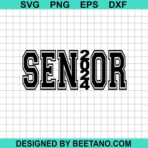 Senior 2024 SVG PNG