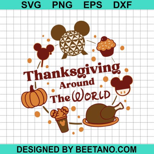 Thanksgiving Around The World Svg