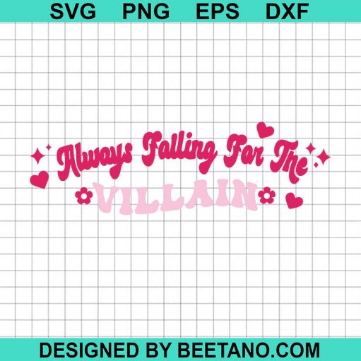 Always Falling For The Villain SVG
