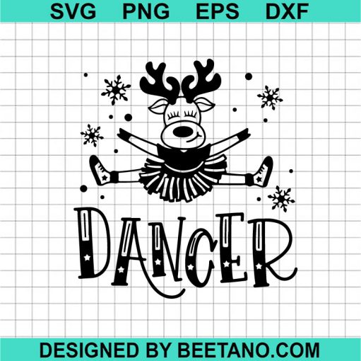 Christmas Reindeer Dancer Svg