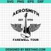 Aerosmith Farewell Tour Svg