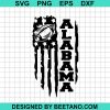Alabama Football Us Flag Svg