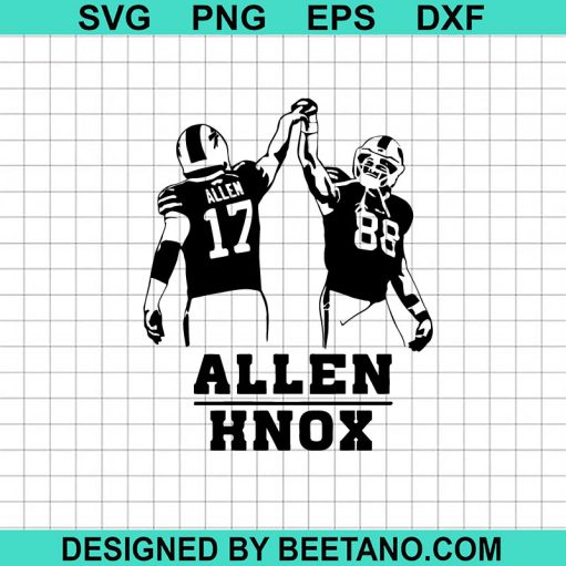 Allen Hnox Josh Allen SVG