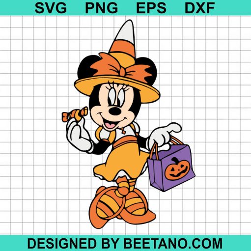 Minnie mouse Candy Halloween SVG
