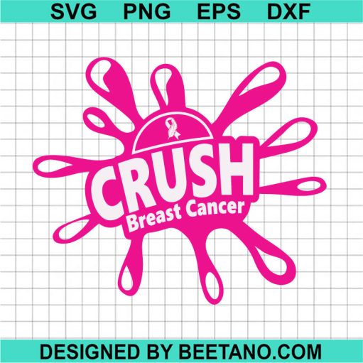 Crush Breast Cancer SVG