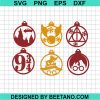 Harry Potter Christmas Ornaments Svg