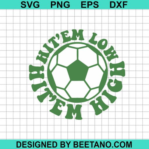 Hit Em Low Hit Em High Eagles SVG