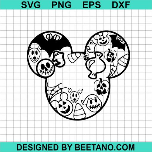 Disney Halloween Mouse Svg