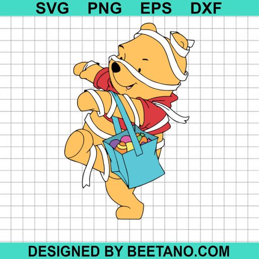 Winie the Pooh Mummies halloween SVG