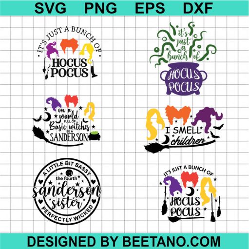 Hocus Pocus Svg Bundle